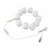 Jadeshay Mirror Bulb-10Pcs LED Vanity Mirror Lights Kits 5 Color Temperature Light Bulb for Makeup Beauty Tabletop