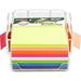 Sticky Note Dispenser Set Self-Stick Notes 8 Ultra Colors 3X3 Inches 400 Neon Sticky Notes 1 * 1 3/4 Inches 2X50 .100 Flags 303-AC-Holder