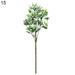 1 pc Artificial Eucalyptus Stems Faux Eucalyptus Leaves Stems Fake Eucalyptus Branches for Wedding Bouquet Home Decor