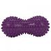 6 Colors Massage Ball Professional Physical Therapy Massage Balls Double Peanut Spiky Ball Pain Muscle Steess Relief(Purple)