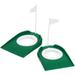 2 Pcs Golf Balls Accessories Putting Disc Plastic Hole Training Aids Trainer Pp Putter