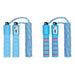Kids Jump Ropes Adjustable Soft Skipping Rope Kids Fitness Equipment with Foam Handles for Kids - Sky Blue with Watermelon Red+ sky blue