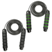 Steel Wire Adjustable with Anti-Slip Handles for Workout Fitness Exercise - Black Green + All Black