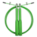 Skipping Rope Adjustable Length Anti-Slip Aluminum Handles forMMA Fitness Workouts Training - green