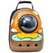 Cat Backpack - Pet Carrier - Breathable Pet Travel Poker Ball Backpack Space Capsule Backpack Hiking Bubble Backpack for Cats and Small Puppies Best Gift Brown Lion