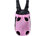 Backpack Front Chest Strap Pet Carry Backpack Adjustable Hands-Free Legs Outing Travel Bag S Size Bag Size 28*18cm/11.0*7.0 Inch Suitable for Small and Medium Dogs