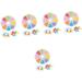 400 Pcs DIY Crochet Stitch Markers Knitting Crochet Locking Stitch Crochet Pin Clips Safety Pin Marker Stitch Knitting Place Ring Tool Knitting Auxiliary Tools Plastic Needle Round