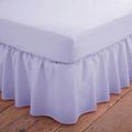 Charlotte Thomas Poetry Plain Dye Polycotton Fitted Valance - Lilac by Charlotte Thomas