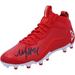 Marshawn Lynch Seattle Seahawks Autographed Red Beast Mode B.T.A Elite Football Cleat - Left Foot