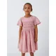 John Lewis Heirloom Collection Kids' Smocked Dress, Pink