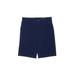 Vineyard Vines Khaki Shorts: Blue Solid Mid-Length Bottoms - Kids Boy's Size 18 - Indigo Wash