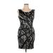 Guess Casual Dress - Mini Scoop Neck Sleeveless: Black Dresses - New - Women's Size 14