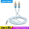 Vention Câble RCA 3.5mm à 2RCA Séparateur RCA Jack 3.5 Câble Audio RCA Câble 1m pour Smartphone