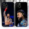 Coque de téléphone Star Wrestling Roman Reigns étui en silicone souple pour iPhone 15 14 13 12 11