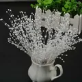 Bouquet de Luxe en Fausses Perles Faites à la Main Décoration sans Tiges Détachées Spray pour ixde