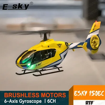 Esky-Hélicoptère RC à gyroscope colibri 6 axes 150 sièges modèle EC135 contrôleur de simulation