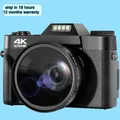 Appareil photo numérique avec mise au point automatique caméra vidéo caméscope nouveau 48MP 4K