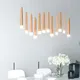 Lampe LED Suspendue en Bois de Style Nordique Luminaire Décoratif d'Nik Idéal pour un Salon une