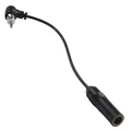 Adaptateur d'Antenne Audio Stéréo de Voiture Extension Antenne Couleur Noire Nouveau