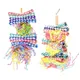 Jouets déchiquetage perroquets jouets à mâcher perruche jouets Loofah d'oiseau pour Cage