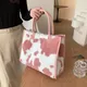 Sac à main en fausse fourrure à imprimé léopard pour femme fourre-tout de créateur peluche douce