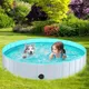 Piscine Pliable pour Chien Portable Gain de Place Non-ald Proximité Pliable Baignoire Val-ve