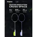 Kawasaki-Raquette de badminton Biens TER CROSS Power Attack 4U raquettes en fibre freins complets