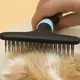 Brosse de toilettage professionnelle pour animaux de compagnie râteau à fourrure à poils longs