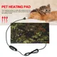 Tapis chauffant électrique pour animal de compagnie coussin chauffant réglable pour chien et chat