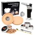 Kit de struction eur de Cocktail avec Mini Cuillère Brosse Torche 4 Saveurs Chips de Bois