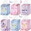 Sacs à Bonbons en Papier Papillon avec Foy pour Bol Rose Violet Bleu Décorations de