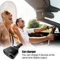 Chargeur de voiture rapide multi-usages 3 1 A 12-2USB écran LCD automobile adaptateur de prise