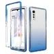 Coque transparente pour LG Velvet / LG V60 ThinQ hybride antichoc coque pour touristes couleur