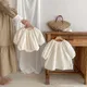 Combinaison en coton à manches longues pour bébé fille de 0 à 3 ans robe pour nouveau-né style