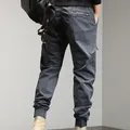Pantalon cargo taille moyenne pour homme pantalon de survêtement sarouel respirant élastique