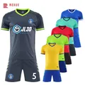 Tenue de maillot de football de l'équipe de football pour hommes uniforme d'entraînement de