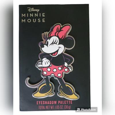 Disney Makeup | Disney Minnie Mouse Eyeshadow Pallette New | Color: Black/Red | Size: 7.5" H X 5" W X .5" D