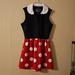 Disney Dresses | Disney Minnie Mouse Dress, Juniors Size Large. | Color: Black/Red | Size: Lj