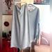 Free People Dresses | Free People Grey Long Sleeve Shirt Skirt Set | Color: Gray/Silver | Size: S