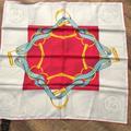 Gucci Accessories | Gucci Silk Scarf Nwt | Color: Red/White | Size: Os