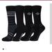 Columbia Accessories | New Columbia Youth Crew Sock Set Size 2-10 | Color: Black/Gray | Size: 2-10 (Youth)