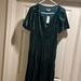 Anthropologie Dresses | Anthropologie Somerset Maxi Dress In Emerald Green Velvet Size M Brand New/Tags | Color: Green | Size: M