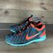 Nike Shoes | Nike Free 5.0 Tr Fit Womens Size 6.5 Shoes Blue Orange Athletic Running Sneakers | Color: Blue/Orange | Size: 6.5