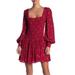 Free People Dresses | Free People Two Faces Print Minidress | Color: Red | Size: L