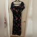 Torrid Dresses | Euc Torrid Off Shoulder With Tassel Detail Floral Print Maxi Dress. Size 3 | Color: Black | Size: 3x
