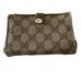 Gucci Bags | Gucci Brown Monogram Wallet Kiss Lock Coin Purse Magnetic Closure Bi Fold Wallet | Color: Brown | Size: Os