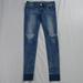 American Eagle Outfitters Jeans | American Eagle 0 Super Low Jegging Light Super Stretch Denim Jeans | Color: Blue | Size: 0