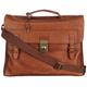 Tommy Hilfiger Alden Briefcase BM56921096, Herren Messengertaschen, Braun (Cognac 606), 42x42x13 cm (B x H x T)