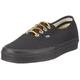 Vans U Authentic (10ozCnvs) bk/bk VNJV53D, Unisex - Erwachsene Sneaker, Schwarz ((10 oz Canvas) Black/Black), EU 42.5 (US 9.5)