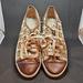 Michael Kors Shoes | Euc - Michael Kors Mk City Brown Sneakers Size 7.5, Textile/Leather Upper | Color: Brown/Tan | Size: 7.5